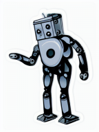 shinymetalrobotsticker_24931518