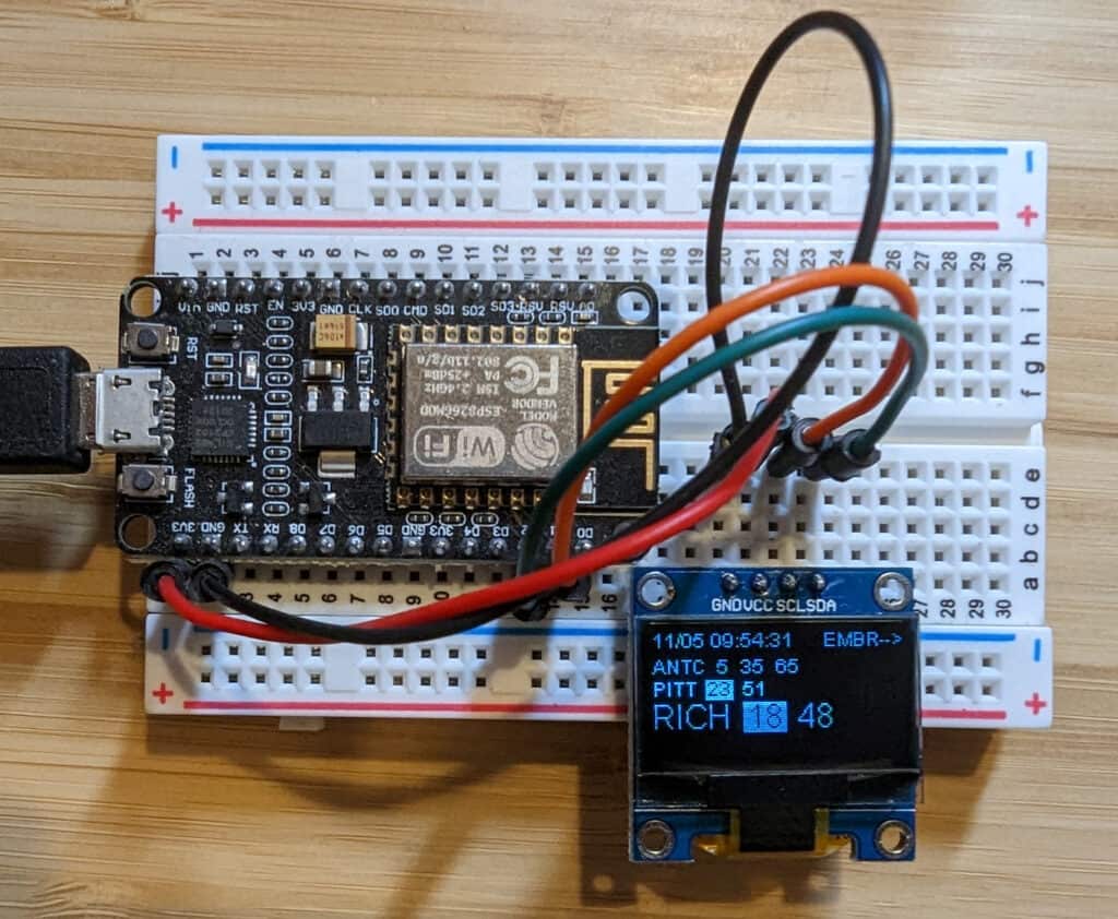 BART Watcher on ESP8266 and SSD1306 OLED display